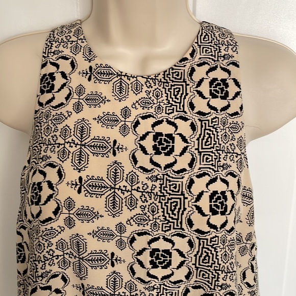 Elizabeth and James silk sleeveless top with pleated back - Picture 9 of 12